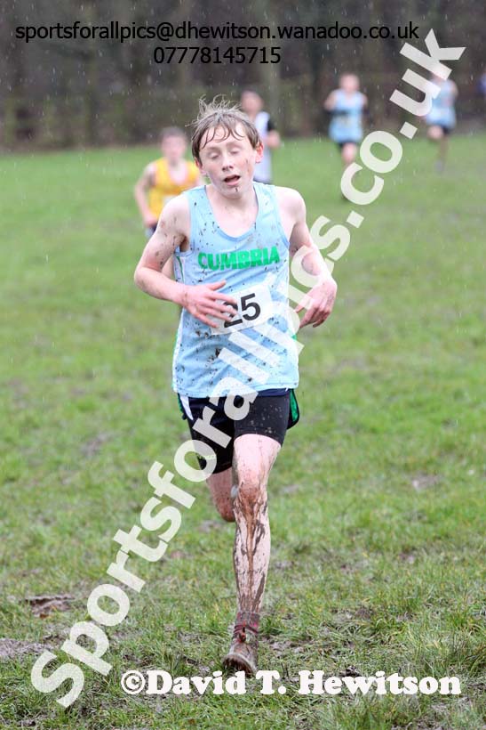 Junior boys Northern Inter Counties Schools Cross Country, Stockton. Photo: David T. Hewitson/Sports for All Pics